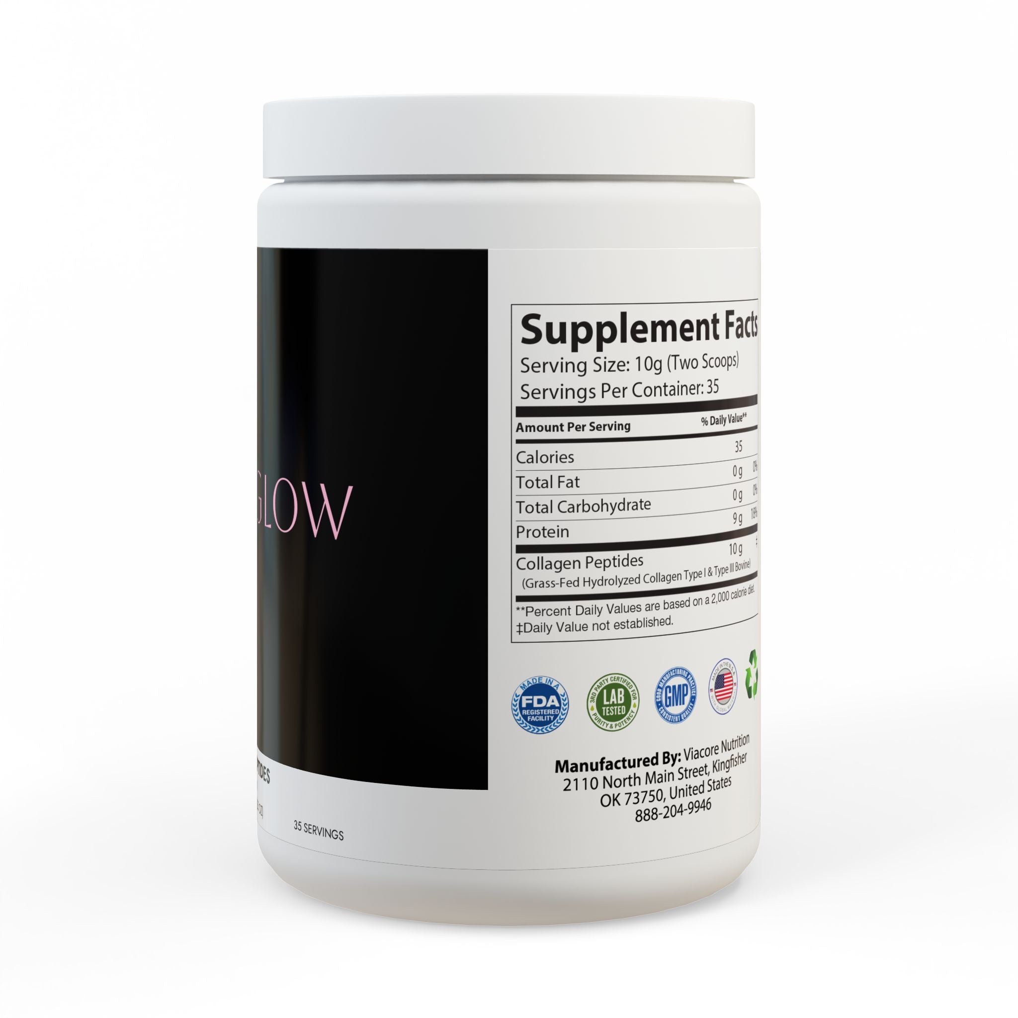 Collagen Peptides Type I & III Supplement (350g, 12.3oz)