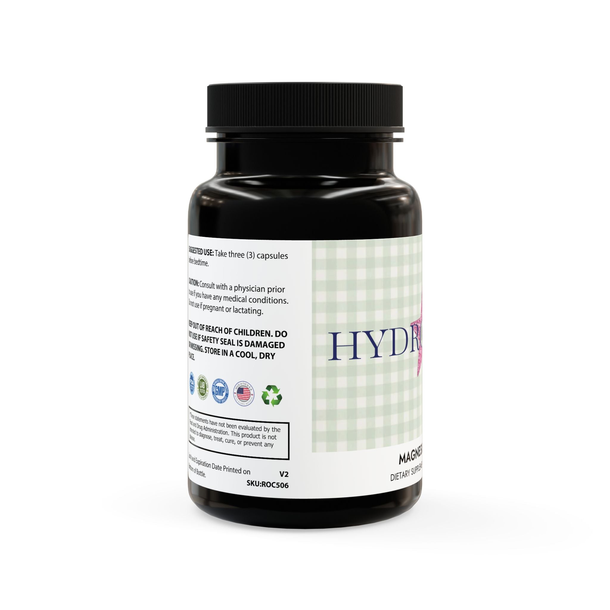 Magnesium Zinc Supplement (90 Capsules)