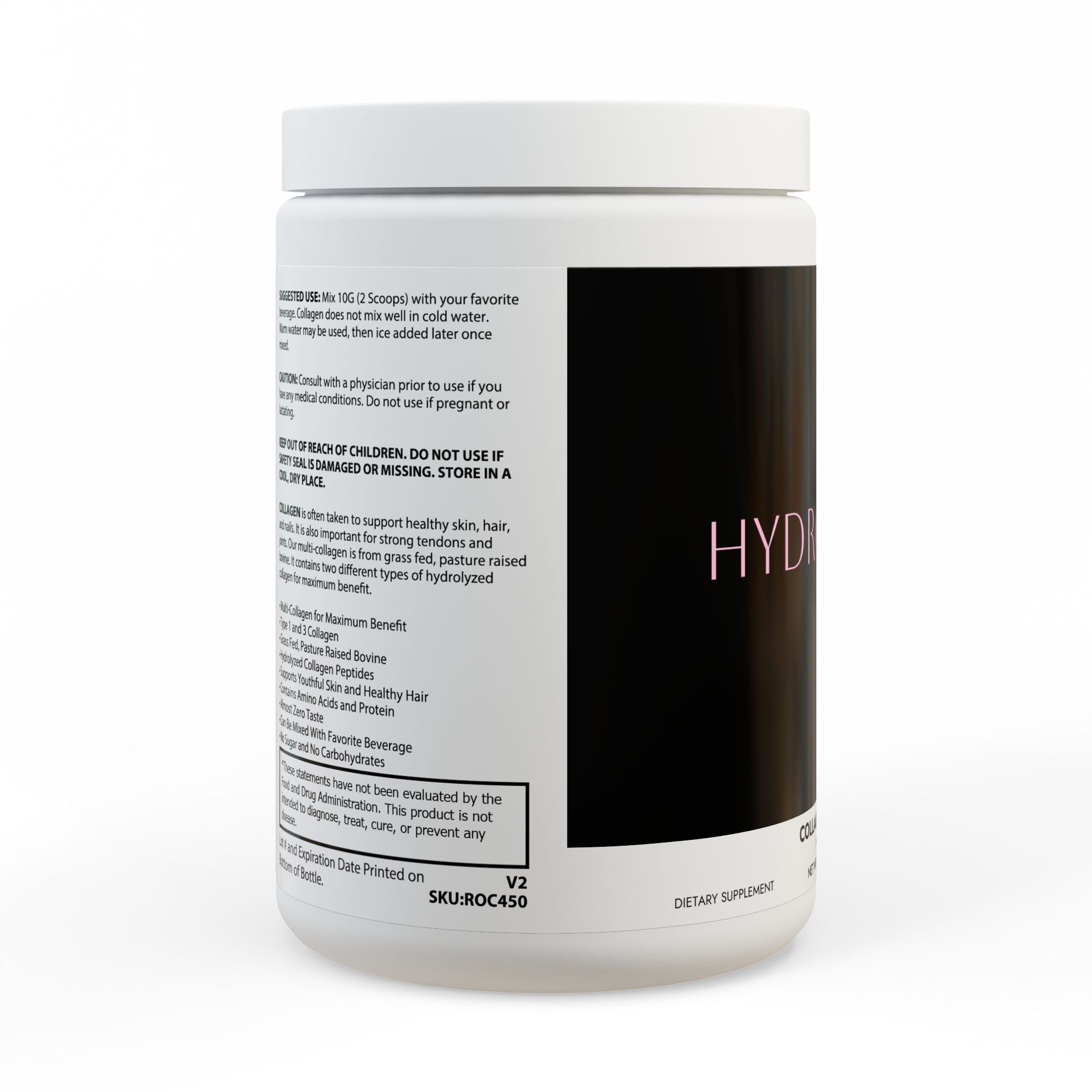 Collagen Peptides Type I & III Supplement (350g, 12.3oz)